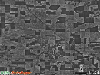 Zip code 47612 satellite photo by USGS