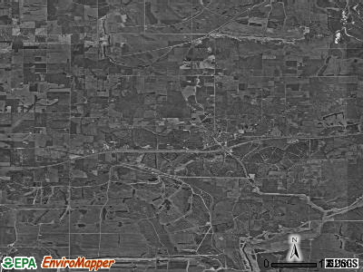 Zip code 47619 satellite photo by USGS