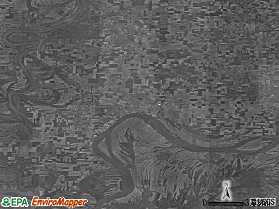 Zip code 47620 satellite photo by USGS