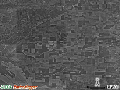 Zip code 47634 satellite photo by USGS