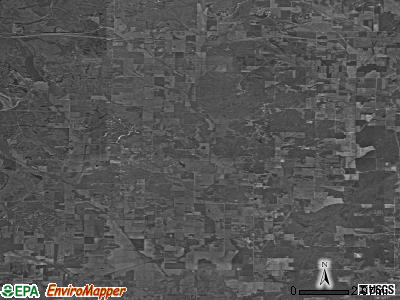Zip code 47637 satellite photo by USGS