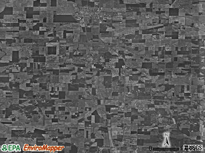 Zip code 47639 satellite photo by USGS