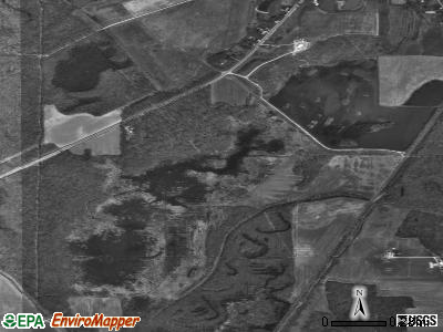 Zip code 47647 satellite photo by USGS