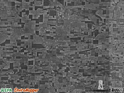 Zip code 47648 satellite photo by USGS