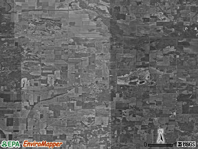 Zip code 47649 satellite photo by USGS
