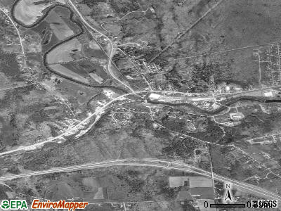 Zip code 05736 satellite photo by USGS