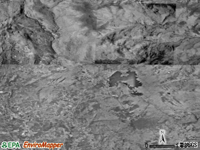 Zip code 05737 satellite photo by USGS