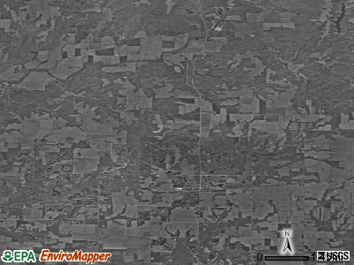 Zip code 47837 satellite photo by USGS