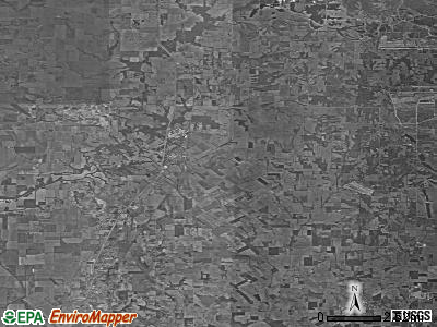 Zip code 47838 satellite photo by USGS
