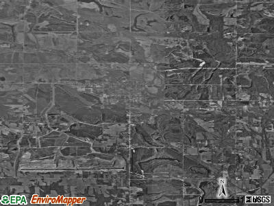 Zip code 47848 satellite photo by USGS