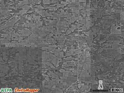 Zip code 47850 satellite photo by USGS
