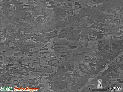 Zip code 47859 satellite photo by USGS