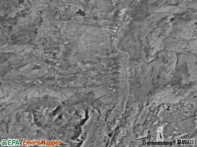 Zip code 05739 satellite photo by USGS