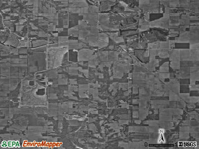 Zip code 47866 satellite photo by USGS