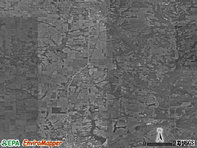 Zip code 47879 satellite photo by USGS