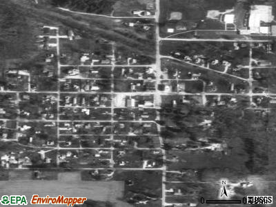 Zip code 47881 satellite photo by USGS