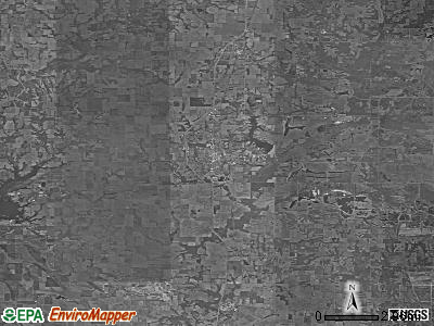 Zip code 47882 satellite photo by USGS