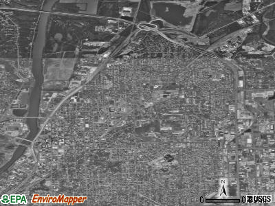 Zip code 47904 satellite photo by USGS