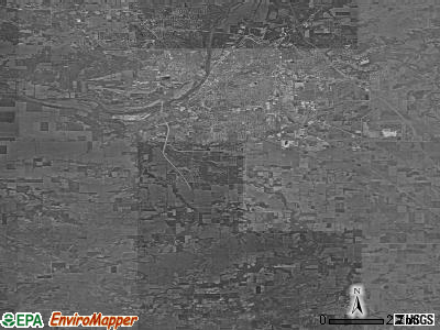 Zip code 47909 satellite photo by USGS