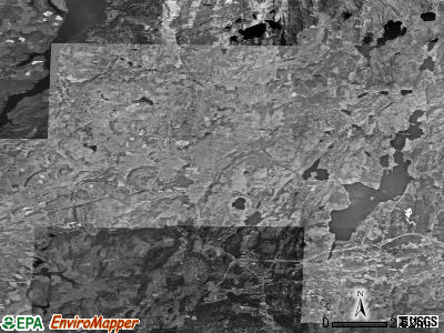 Zip code 05743 satellite photo by USGS