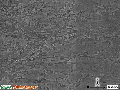 Zip code 47918 satellite photo by USGS