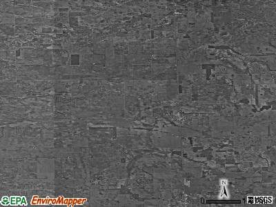 Zip code 47929 satellite photo by USGS