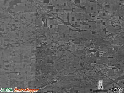 Zip code 47930 satellite photo by USGS