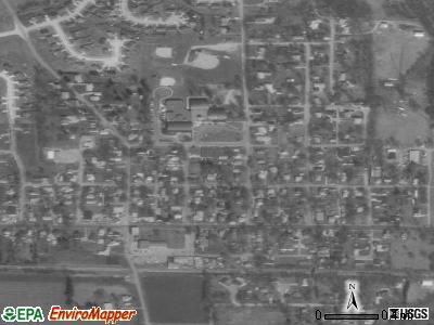 Zip code 47941 satellite photo by USGS