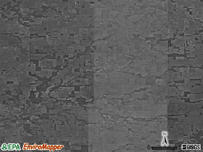 Zip code 47954 satellite photo by USGS