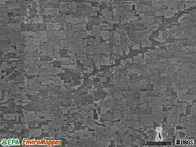 Zip code 47975 satellite photo by USGS