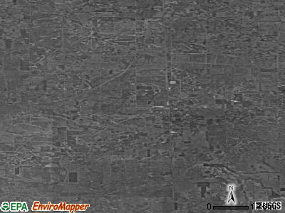 Zip code 47980 satellite photo by USGS