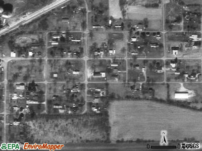 Zip code 47982 satellite photo by USGS