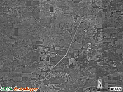 Zip code 47991 satellite photo by USGS