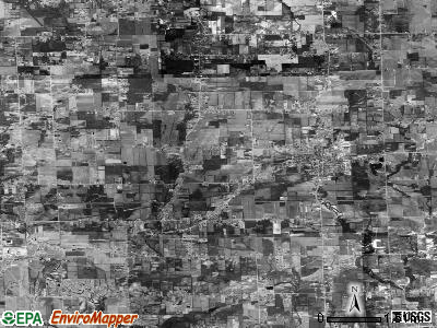 Zip code 48005 satellite photo by USGS