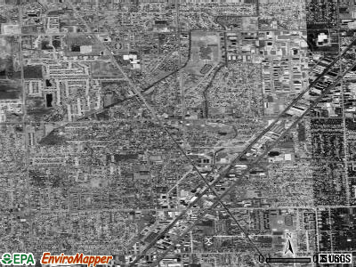 Zip code 48026 satellite photo by USGS