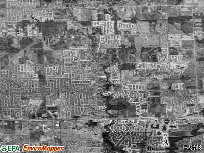 Zip code 48044 satellite photo by USGS