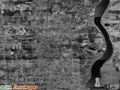 Zip code 48054 satellite photo by USGS