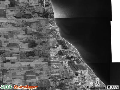 Zip code 48059 satellite photo by USGS