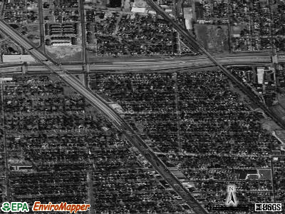 Zip code 48069 satellite photo by USGS