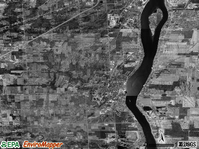 Zip code 48079 satellite photo by USGS