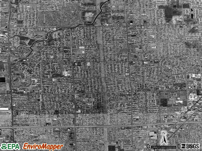 Zip code 48092 satellite photo by USGS