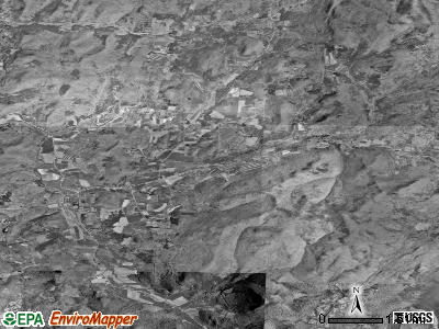Zip code 05761 satellite photo by USGS