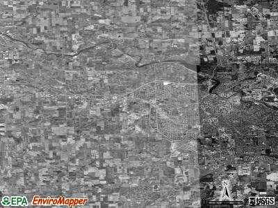 Zip code 48103 satellite photo by USGS