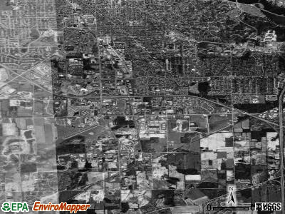 Zip code 48108 satellite photo by USGS