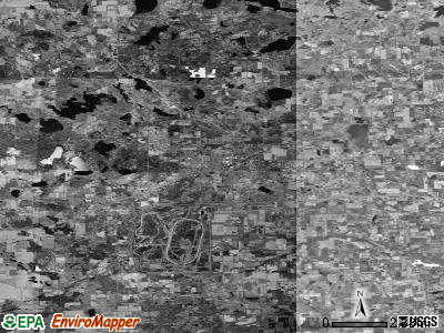 Zip code 48118 satellite photo by USGS