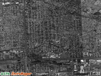 Zip code 48125 satellite photo by USGS