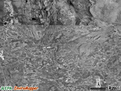 Zip code 05763 satellite photo by USGS