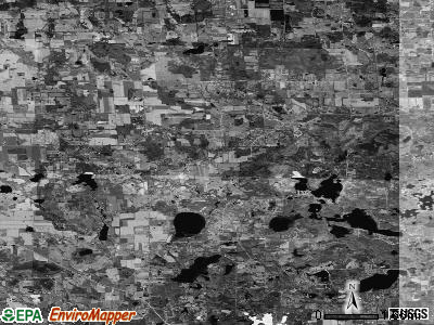 Zip code 48137 satellite photo by USGS
