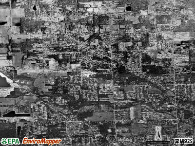 Zip code 48144 satellite photo by USGS