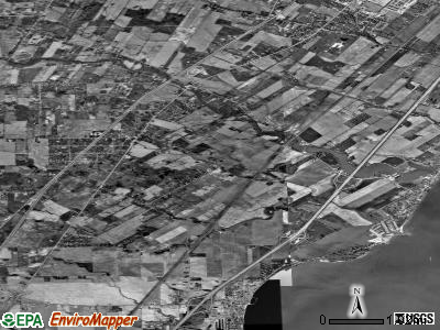 Zip code 48145 satellite photo by USGS